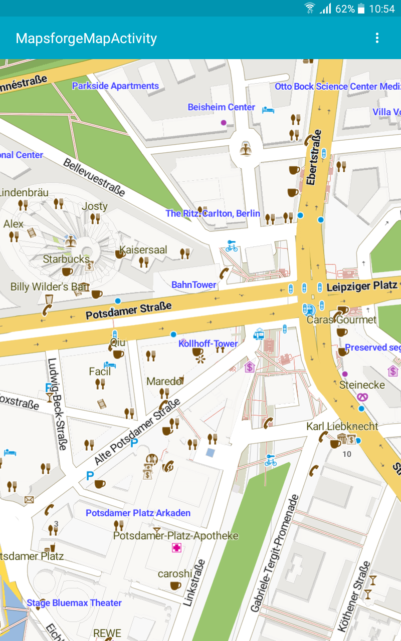 Screenshot Samples App Berlin 1